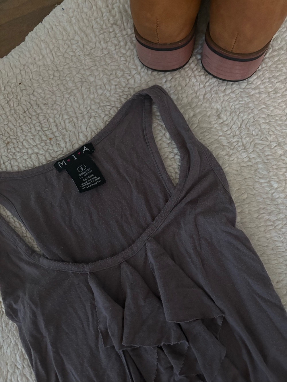 🤎Y2K RUFFLE TANK TOP - Picture 5 of 5